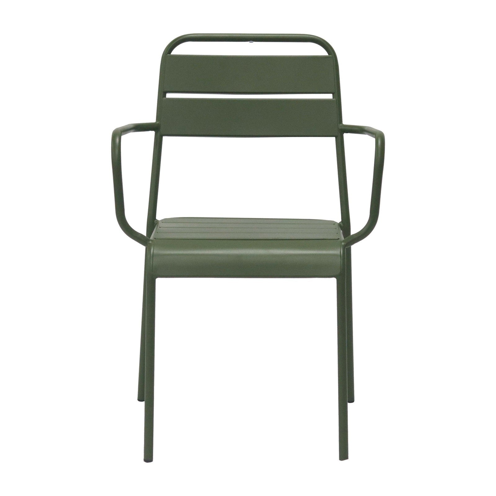 Fauteuil d'extérieur Rosco de style européen - Lot de 2