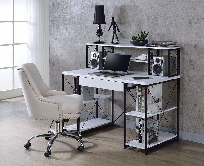 Bureau Amiel blanc et noir