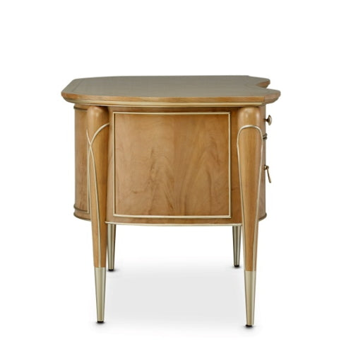 Bureau AICO Villa Cherie en caramel