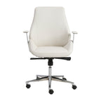 Chaise de bureau à dossier bas Bergen de style européen