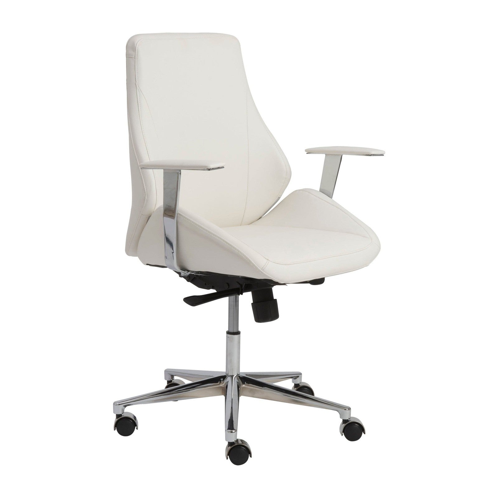 Chaise de bureau à dossier bas Bergen de style européen