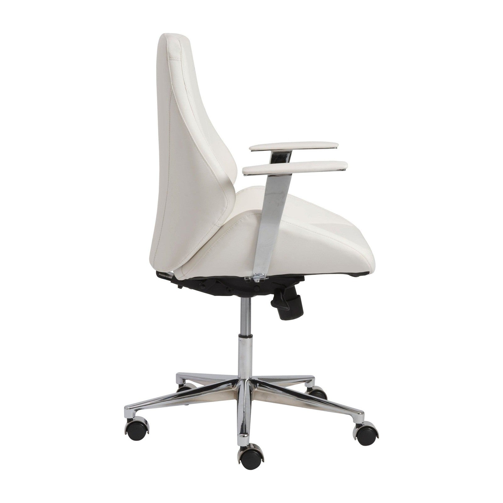 Chaise de bureau à dossier bas Bergen de style européen