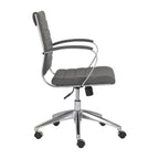 Chaise de bureau à dossier bas Axel de style européen
