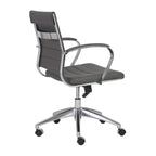 Chaise de bureau à dossier bas Axel de style européen