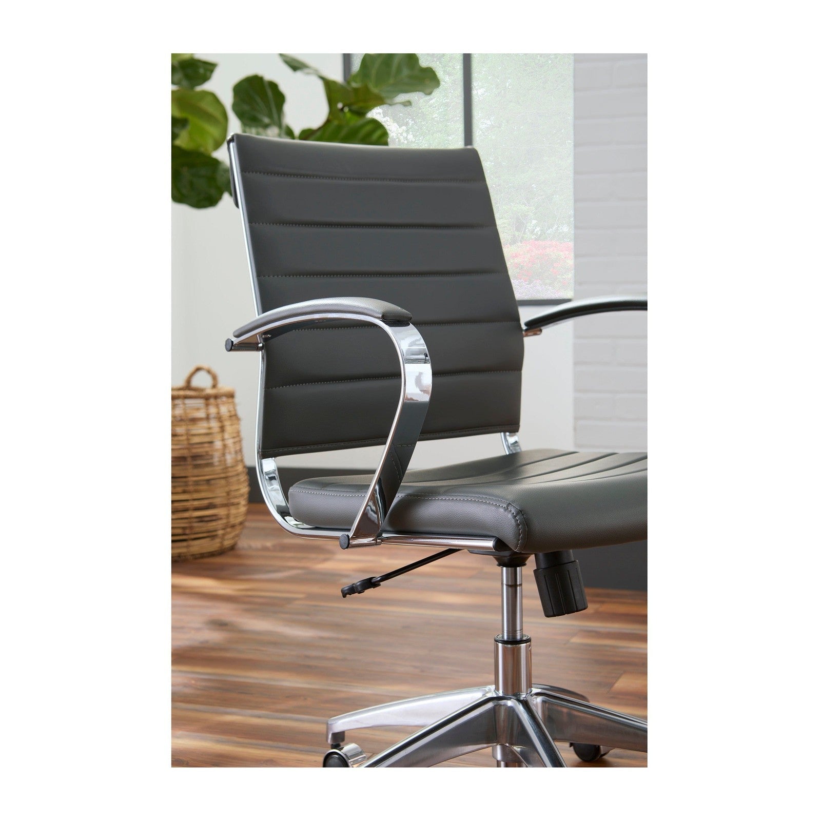 Chaise de bureau à dossier bas Axel de style européen