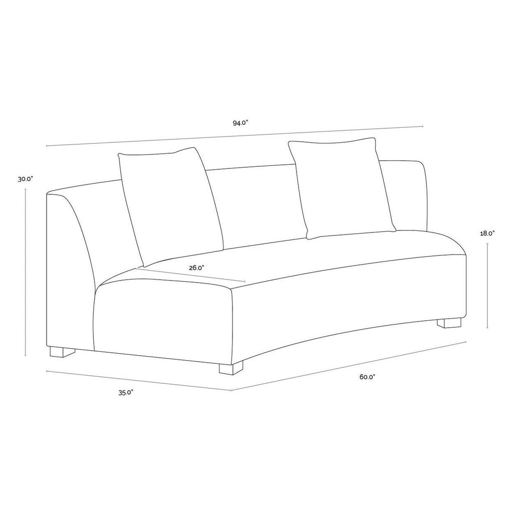 Canapé modulaire Sunpan Sarasota
