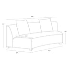 Canapé modulaire Sunpan Sarasota