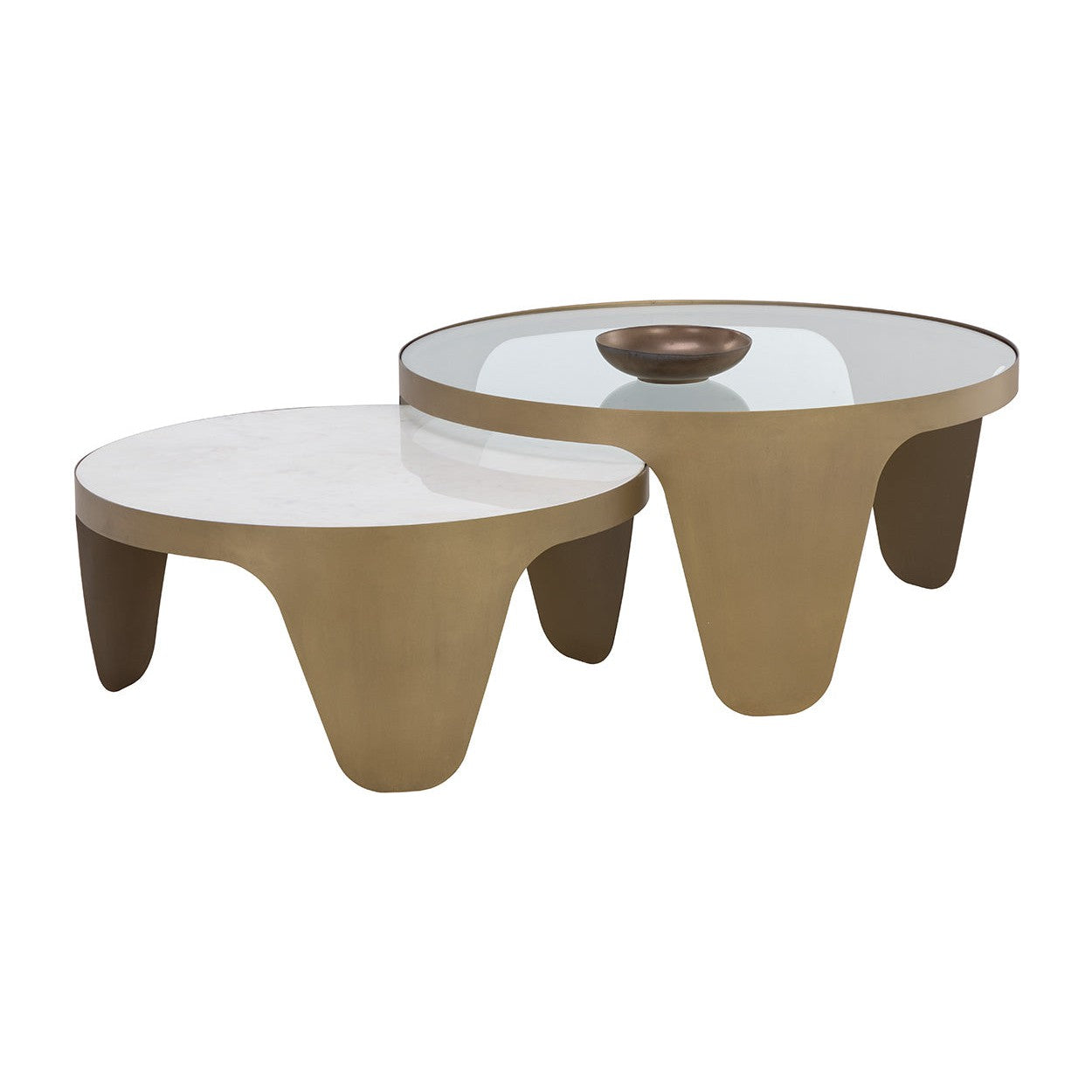 Tables basses gigognes Sunpan Mysaria - Lot de 2