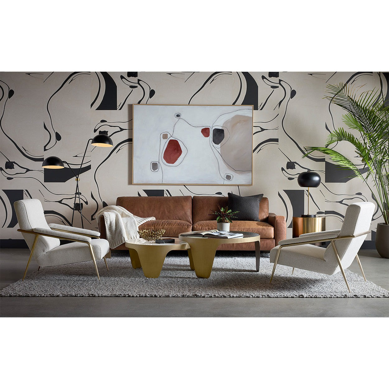 Tables basses gigognes Sunpan Mysaria - Lot de 2