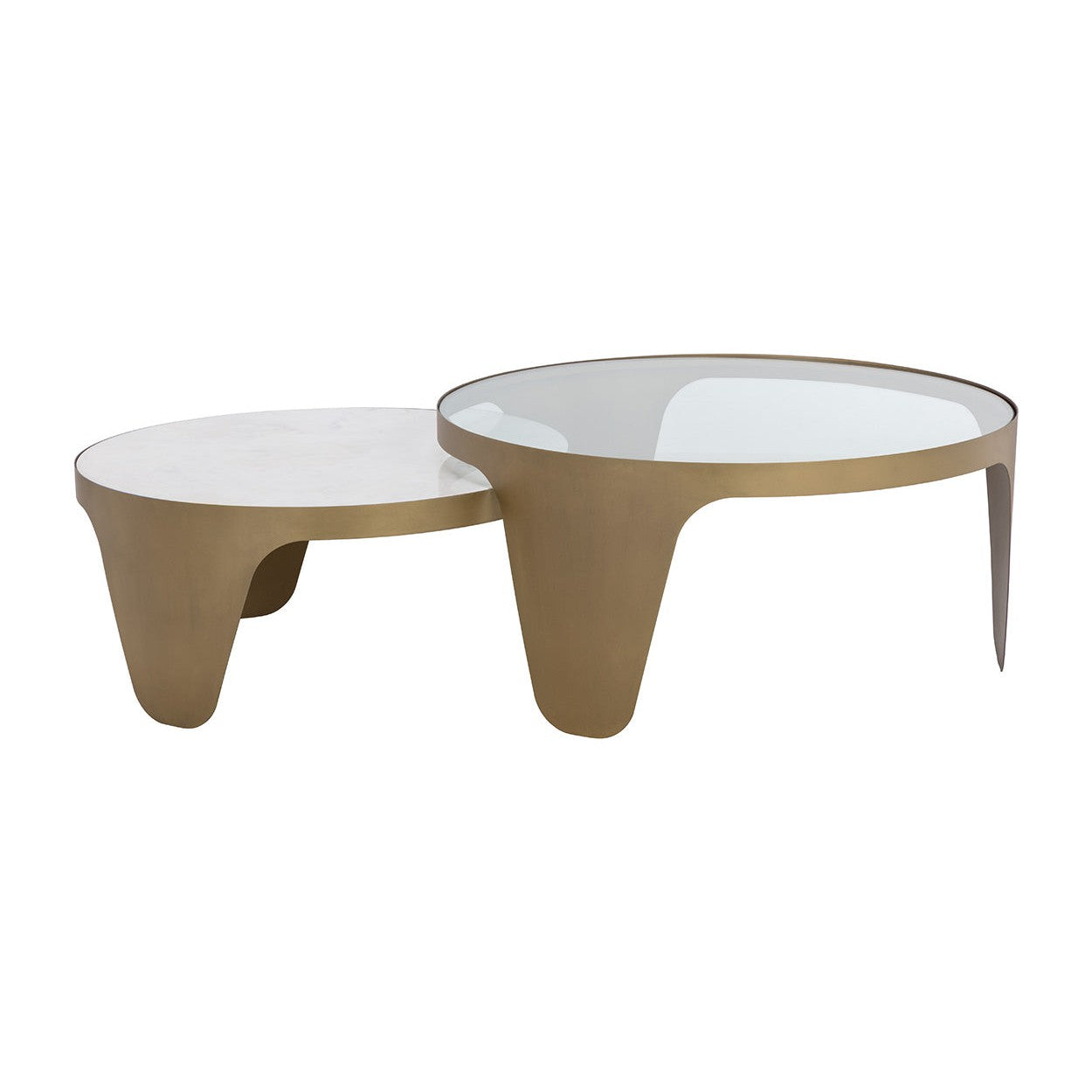 Tables basses gigognes Sunpan Mysaria - Lot de 2