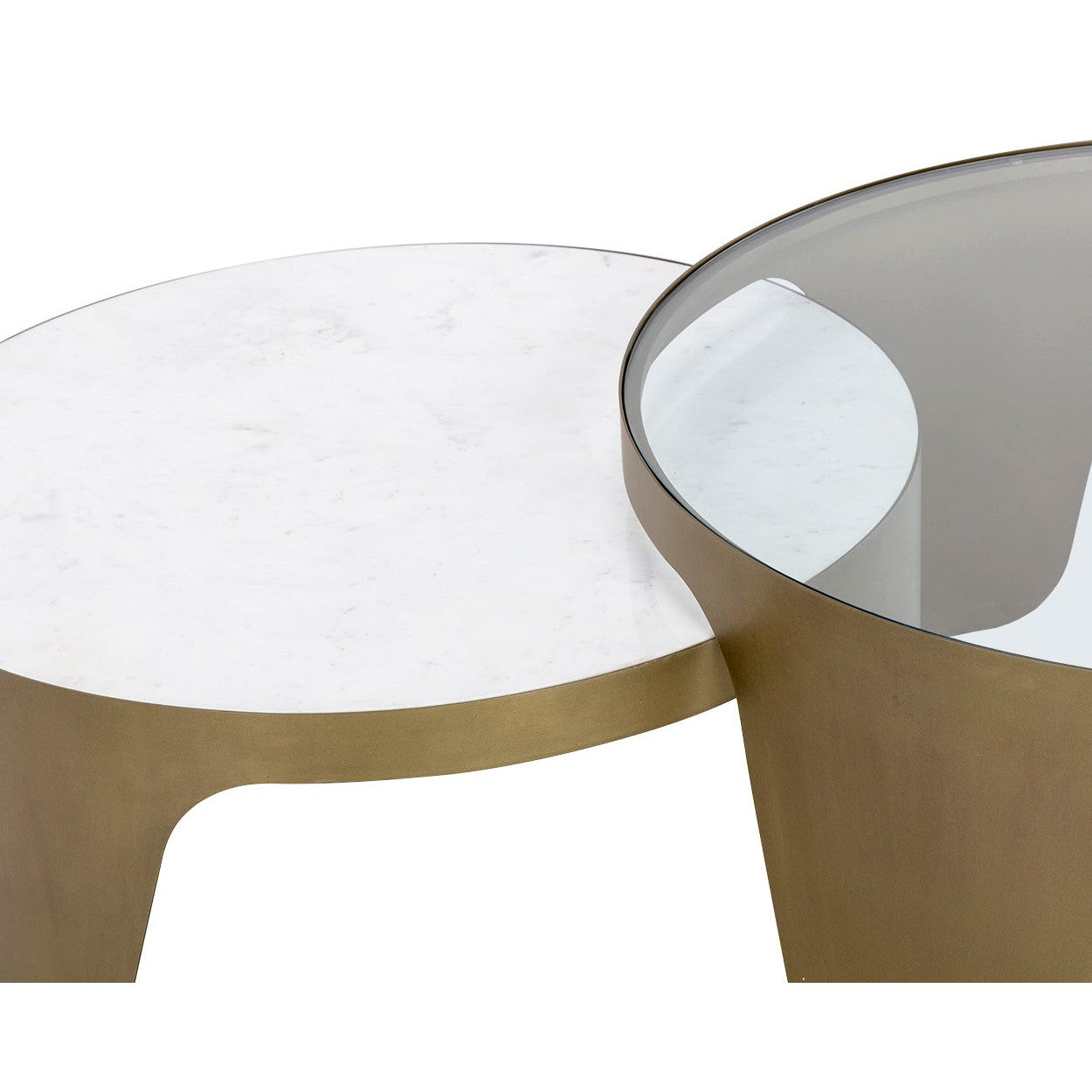 Tables basses gigognes Sunpan Mysaria - Lot de 2