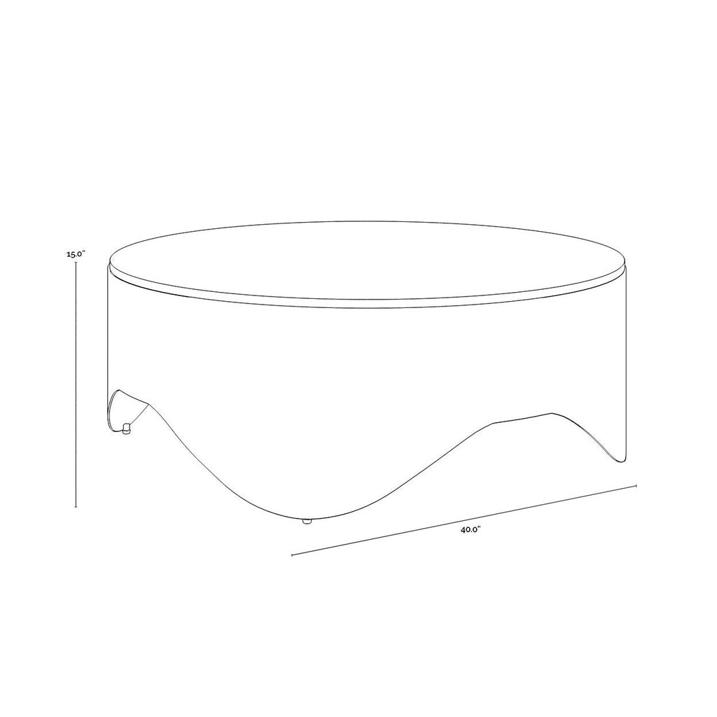 Table basse Sunpan Guinevere