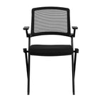 Chaise visiteur empilable Hilma de style européen - Lot de 2