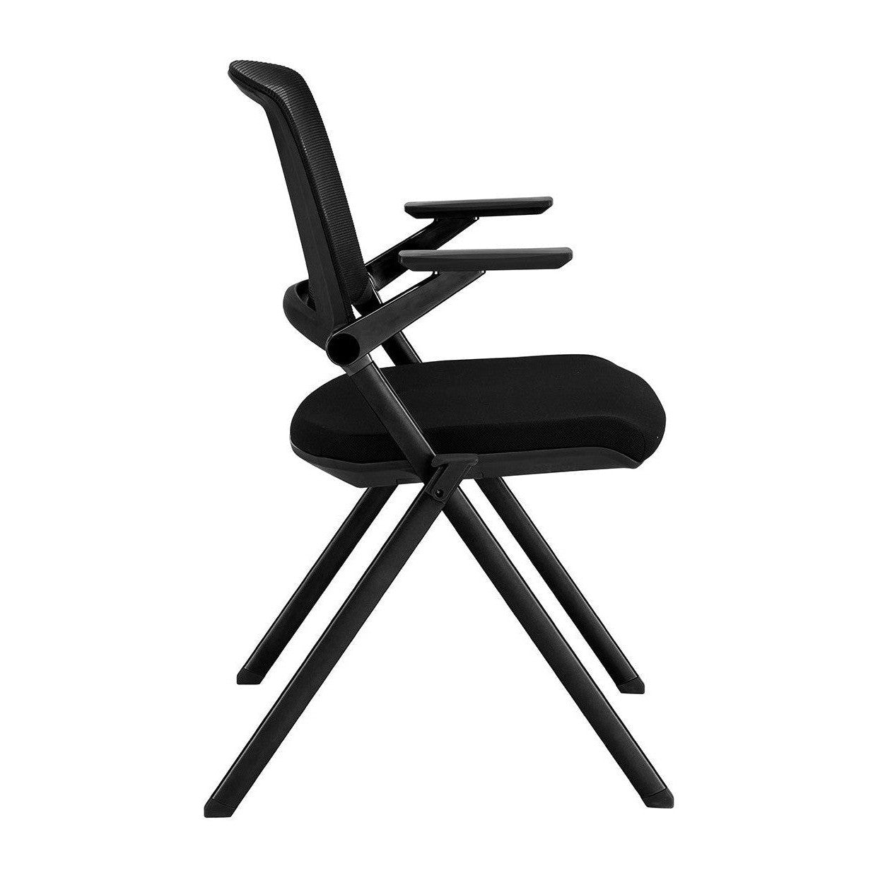 Chaise visiteur empilable Hilma de style européen - Lot de 2