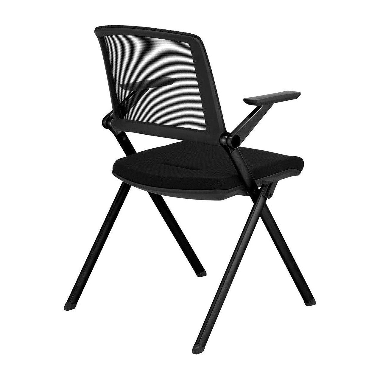 Chaise visiteur empilable Hilma de style européen - Lot de 2