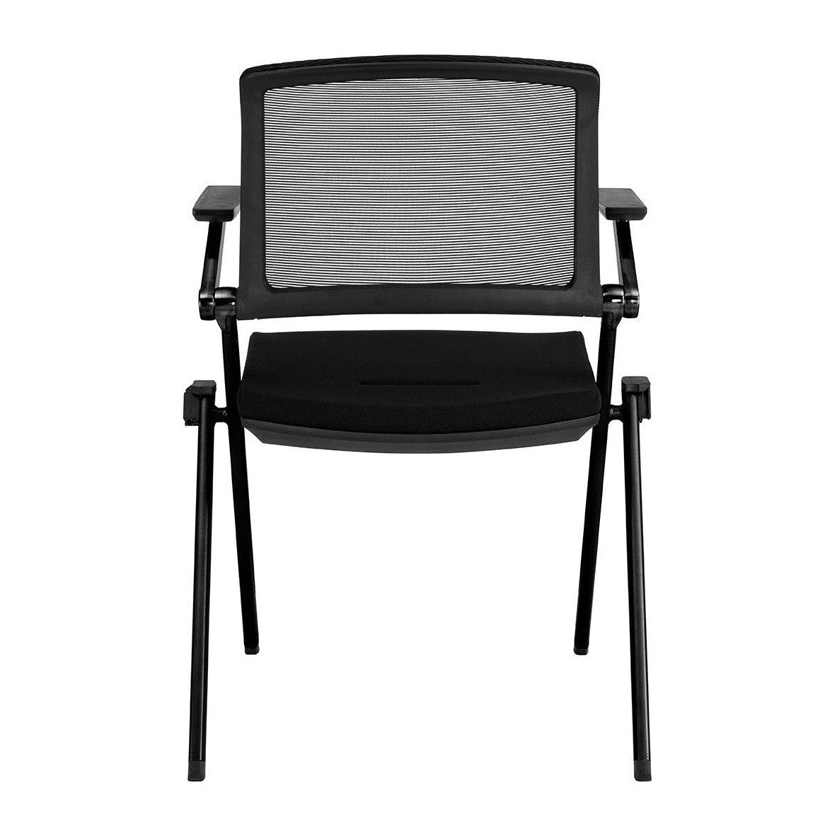 Chaise visiteur empilable Hilma de style européen - Lot de 2