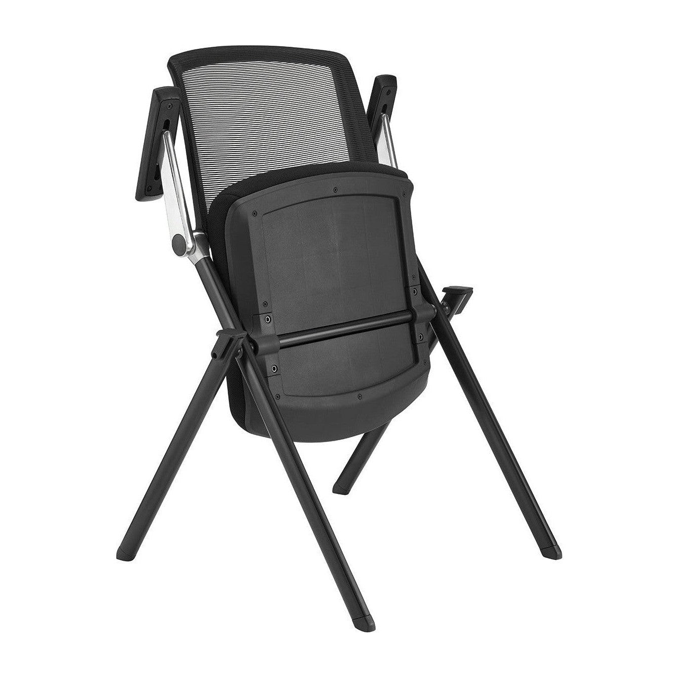 Chaise visiteur empilable Hilma de style européen - Lot de 2