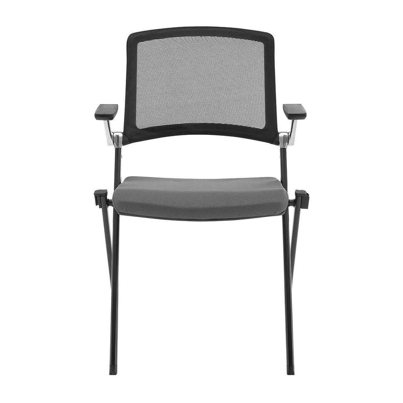 Chaise visiteur empilable Hilma de style européen - Lot de 2