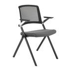 Chaise visiteur empilable Hilma de style européen - Lot de 2