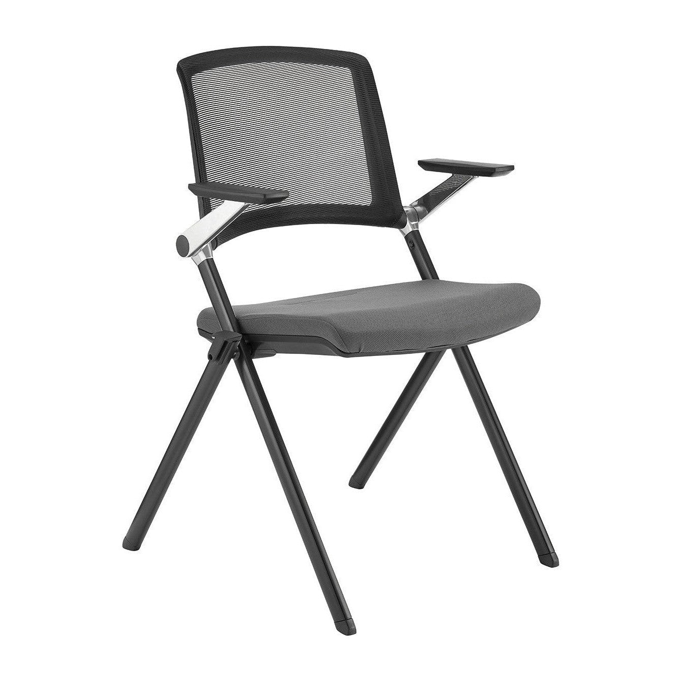Chaise visiteur empilable Hilma de style européen - Lot de 2
