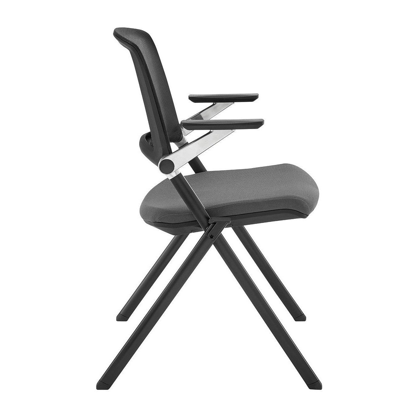 Chaise visiteur empilable Hilma de style européen - Lot de 2