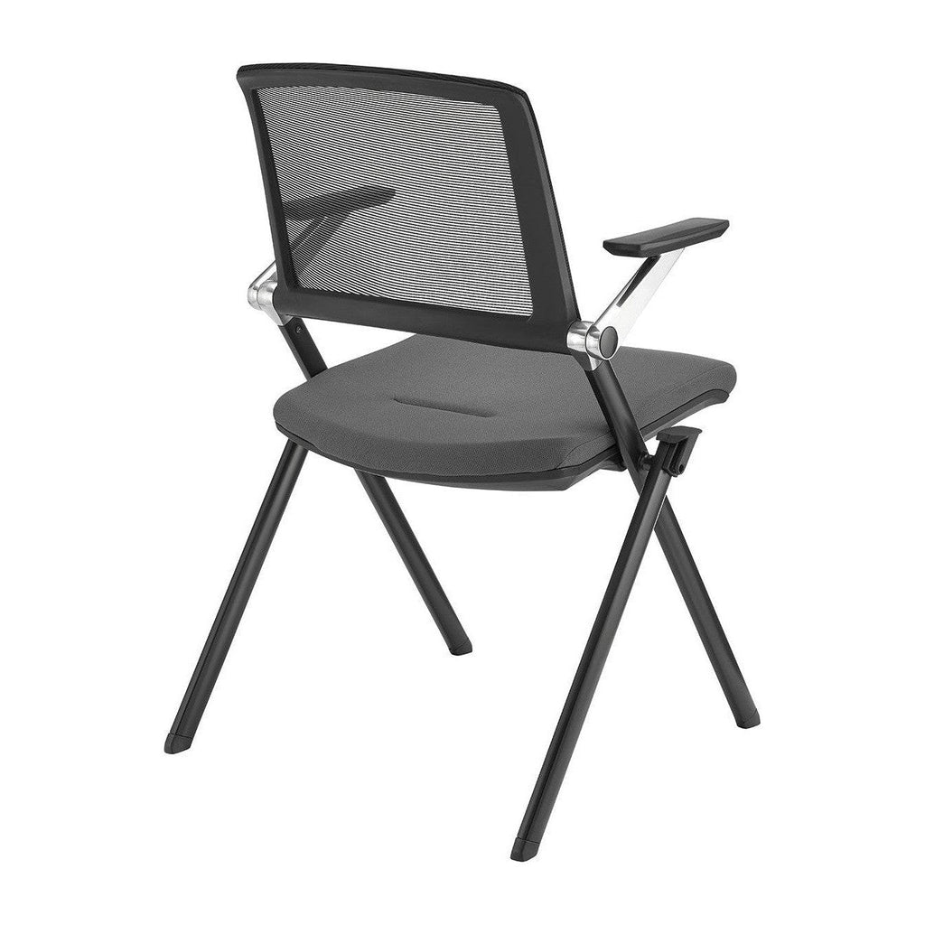 Chaise visiteur empilable Hilma de style européen - Lot de 2