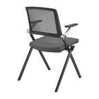 Chaise visiteur empilable Hilma de style européen - Lot de 2