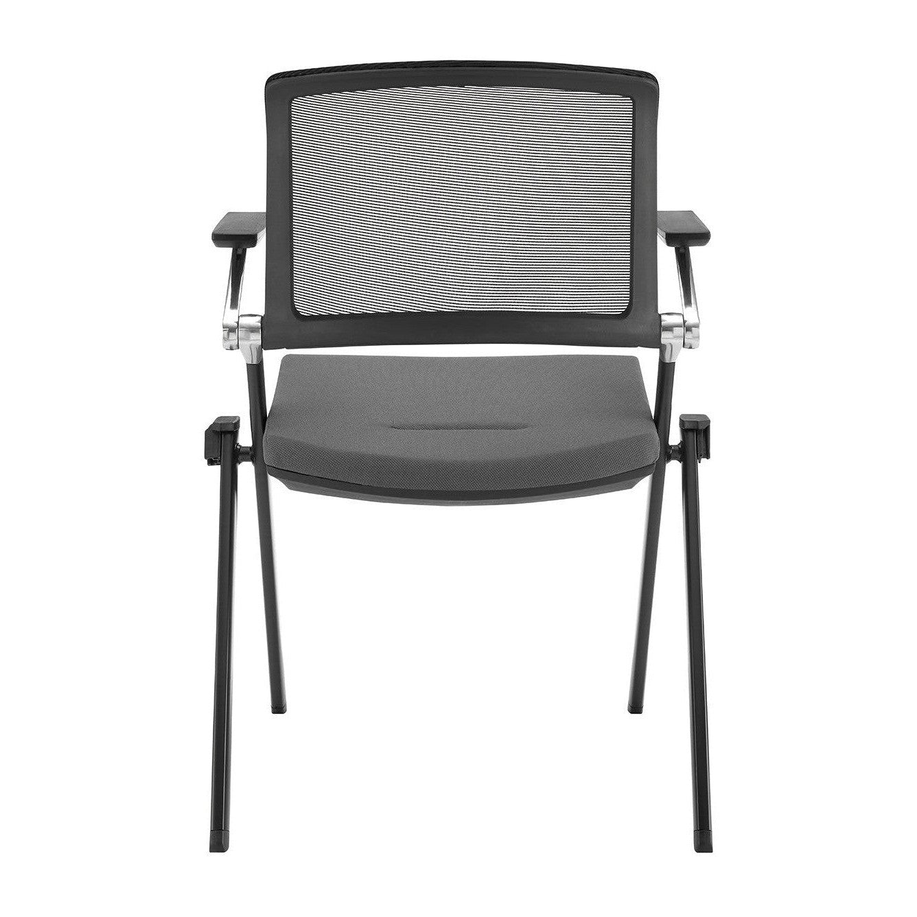 Chaise visiteur empilable Hilma de style européen - Lot de 2
