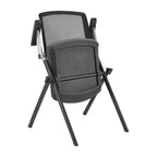Chaise visiteur empilable Hilma de style européen - Lot de 2