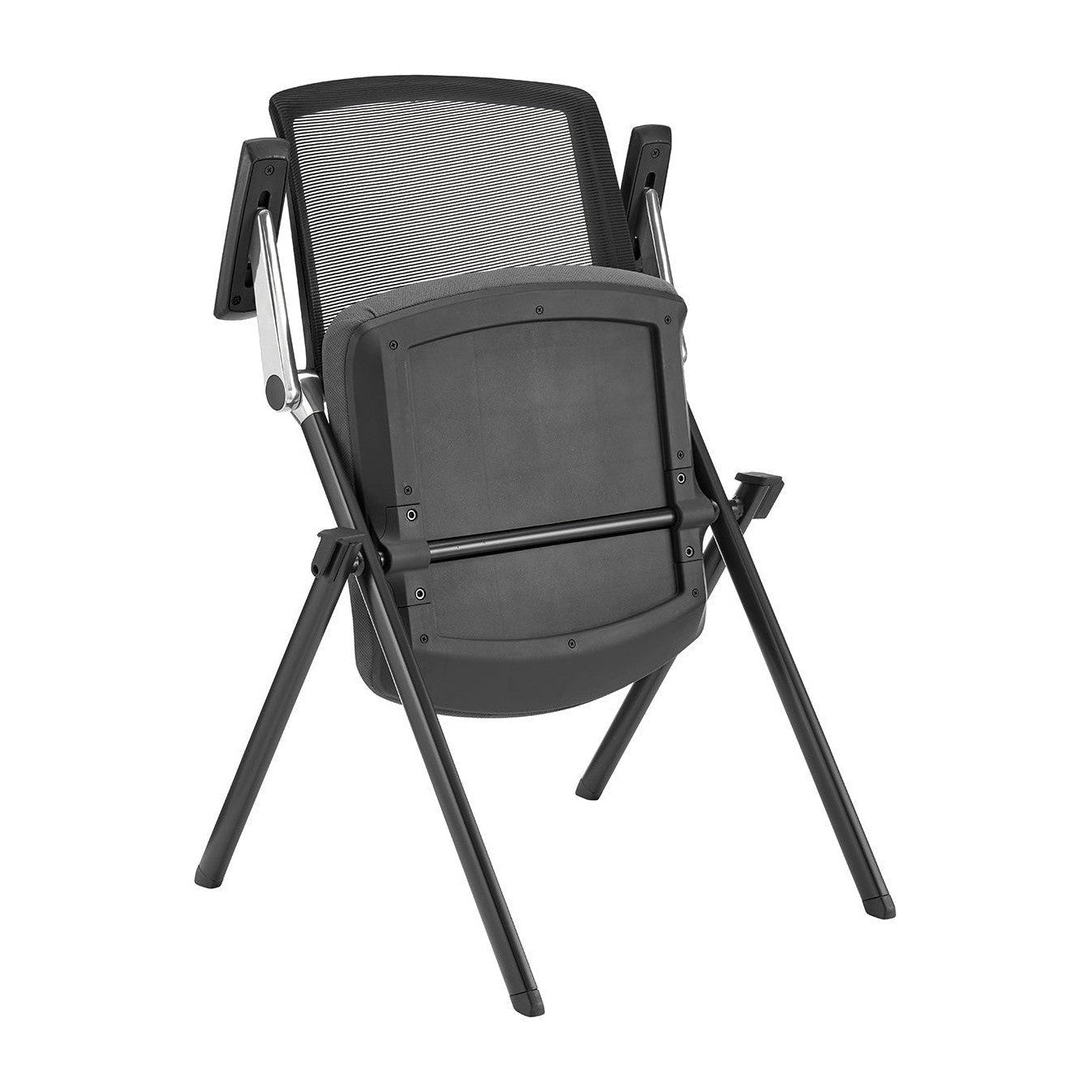Chaise visiteur empilable Hilma de style européen - Lot de 2