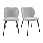 Chaise d'appoint Markus de style européen - Lot de 2