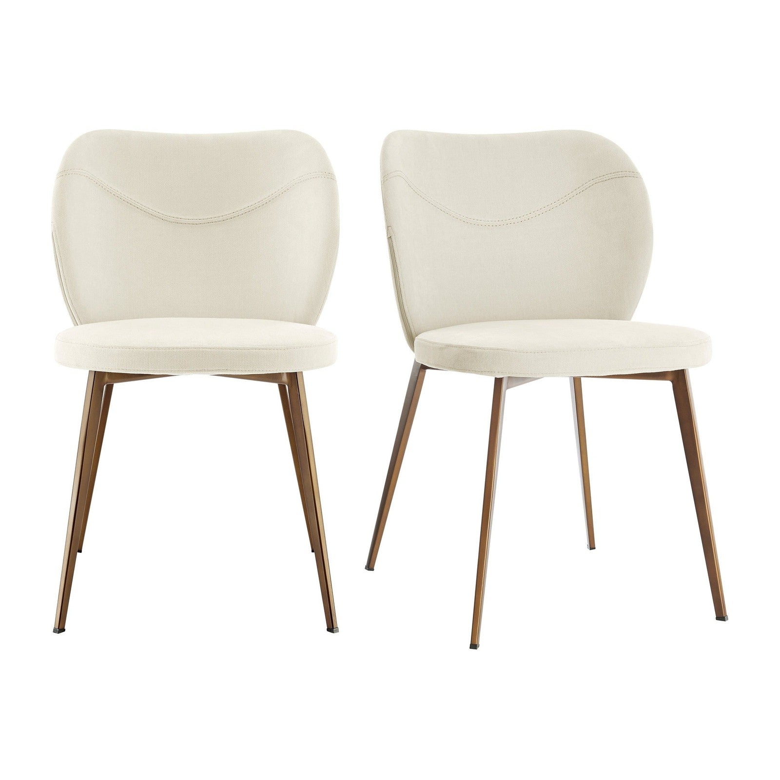 Chaise d'appoint Markus de style européen - Lot de 2