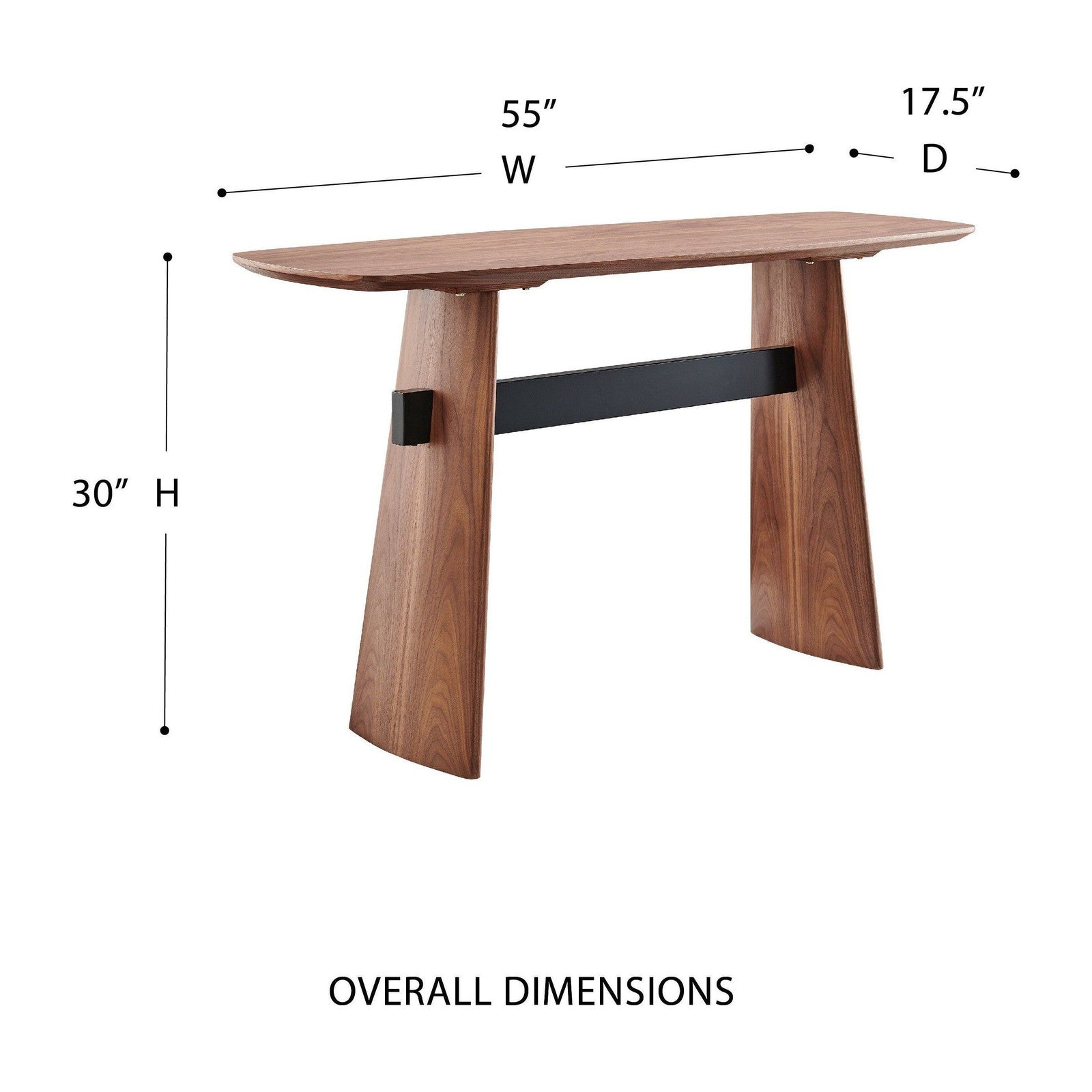 Console Folke 55 de style européen