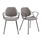 Fauteuil Linnea de style européen - Lot de 2