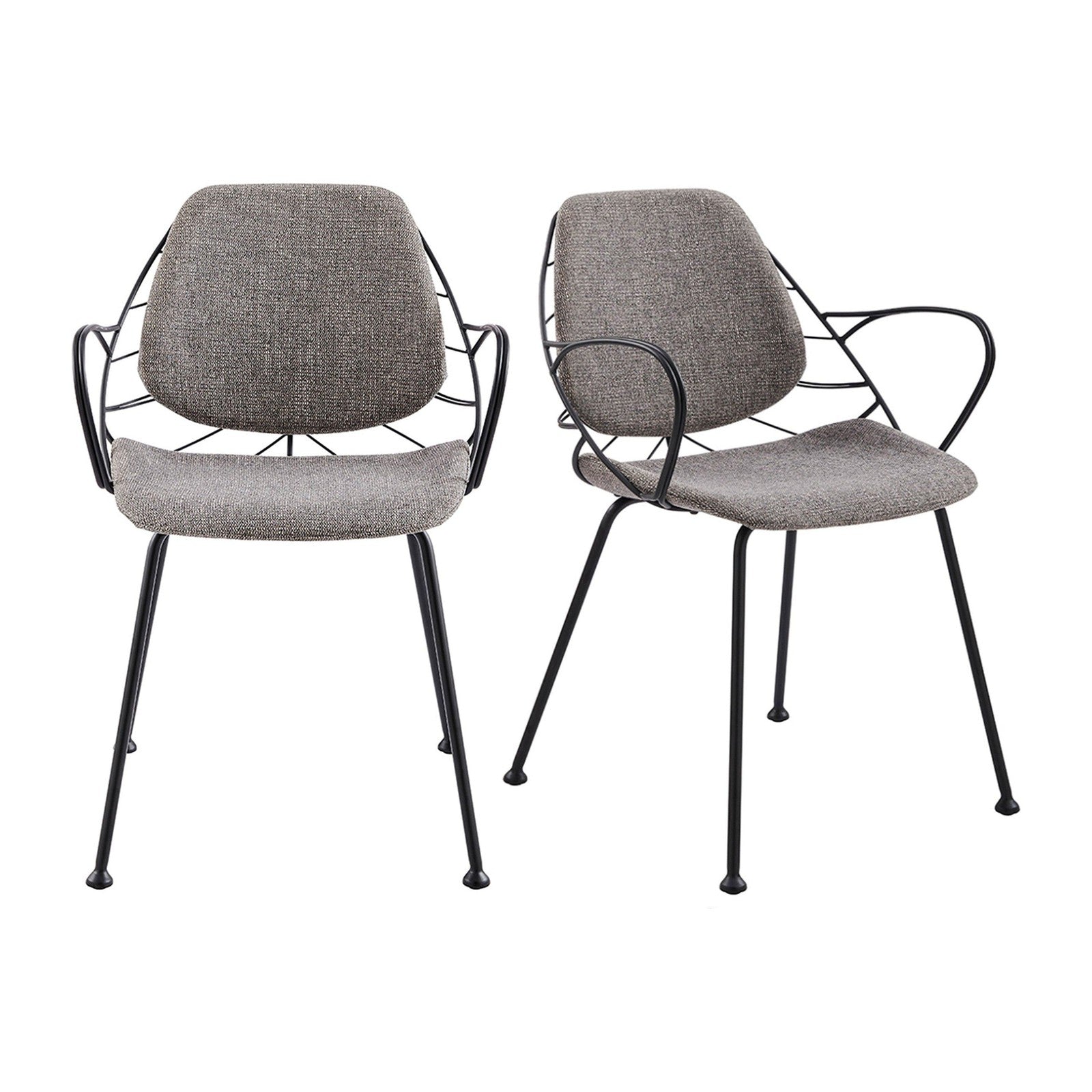 Fauteuil Linnea de style européen - Lot de 2