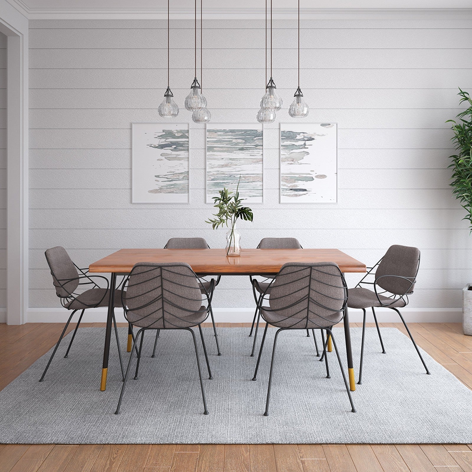 Fauteuil Linnea de style européen - Lot de 2
