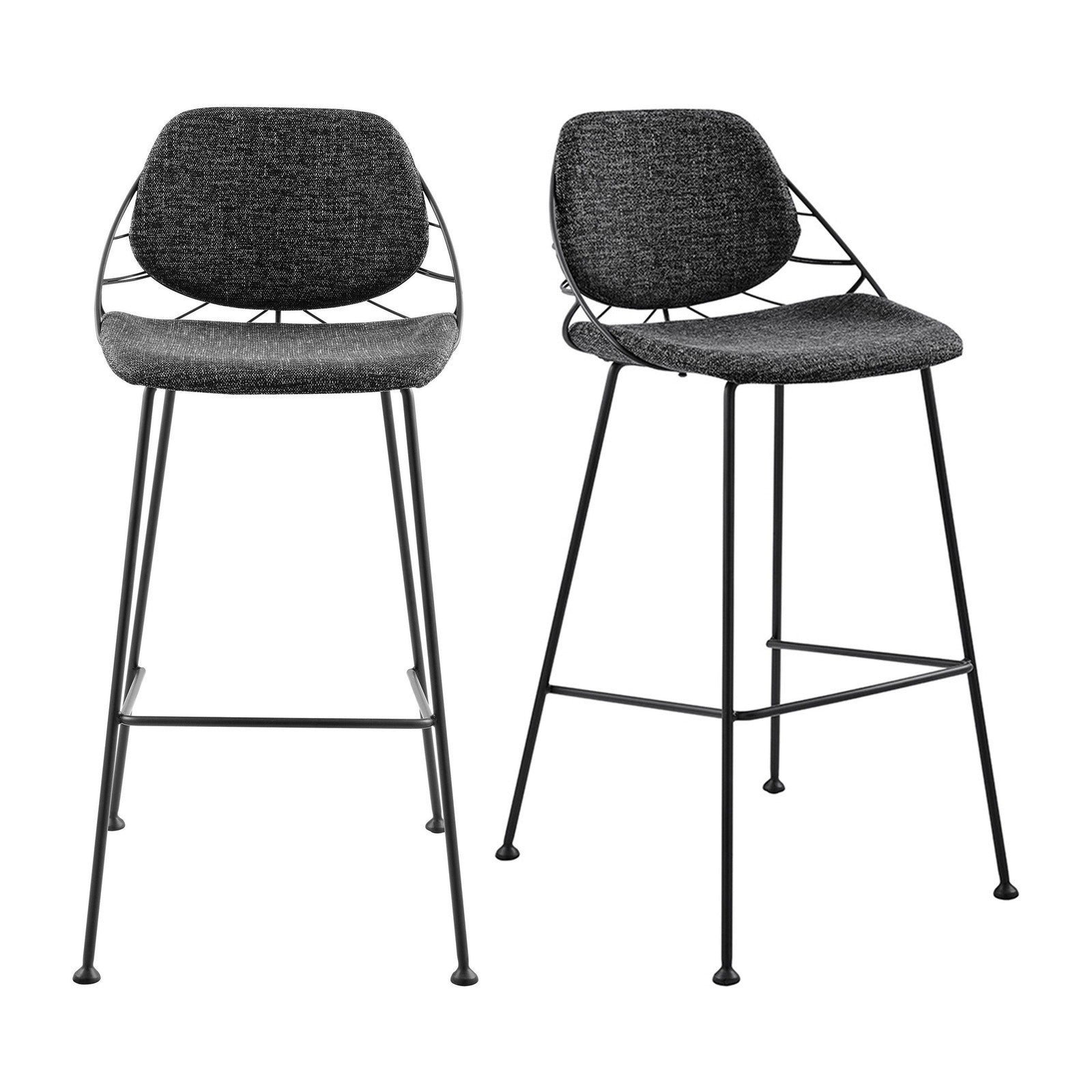Tabouret de bar Linnea de style européen - Lot de 2