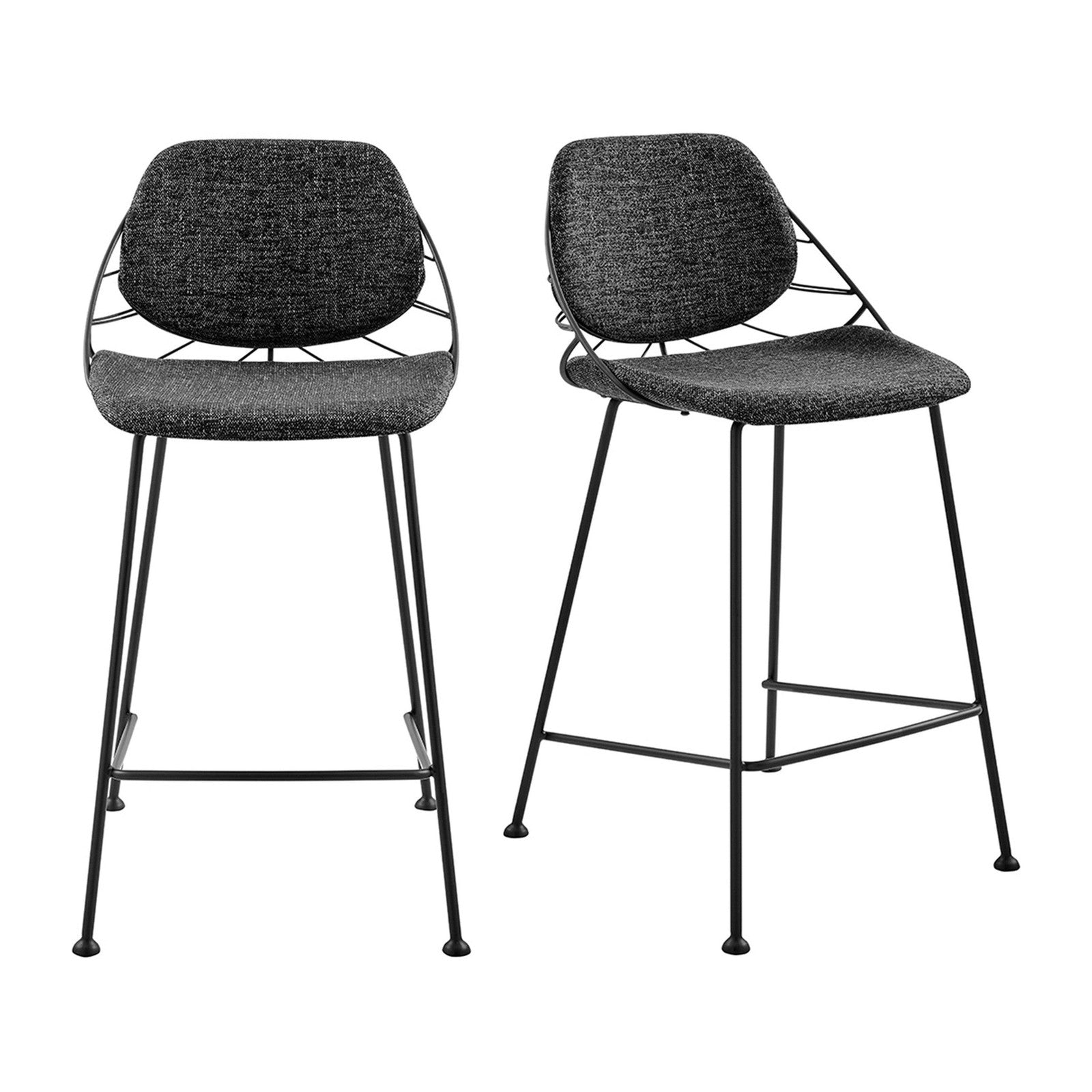 Tabouret de bar Linnea de style européen - Lot de 2