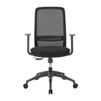 Chaise de bureau à dossier moyen Kasper de style européen