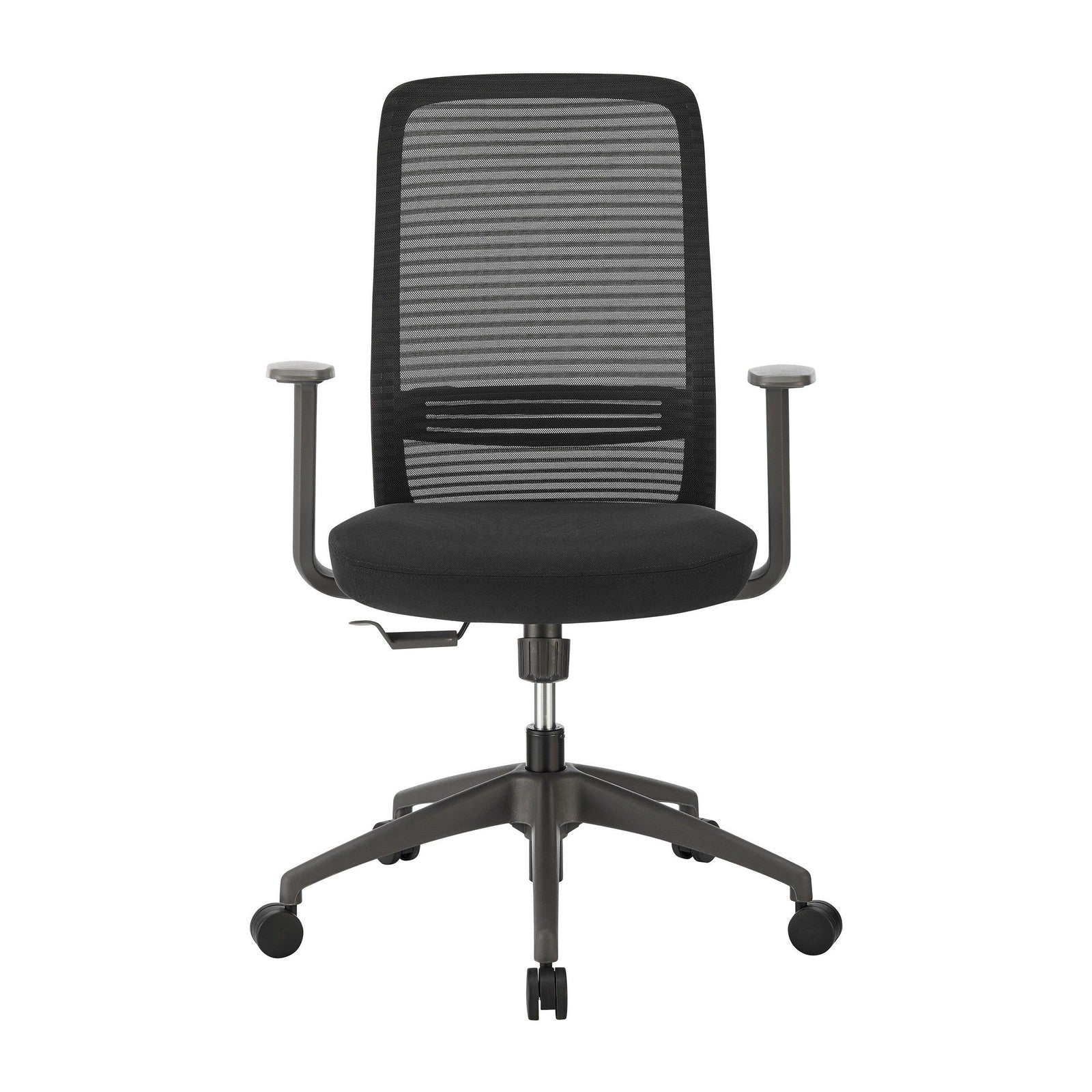 Chaise de bureau à dossier moyen Kasper de style européen