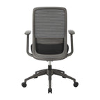 Chaise de bureau à dossier moyen Kasper de style européen