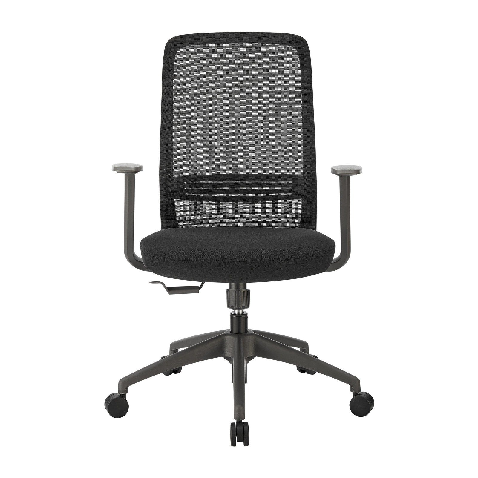 Chaise de bureau à dossier moyen Kasper de style européen