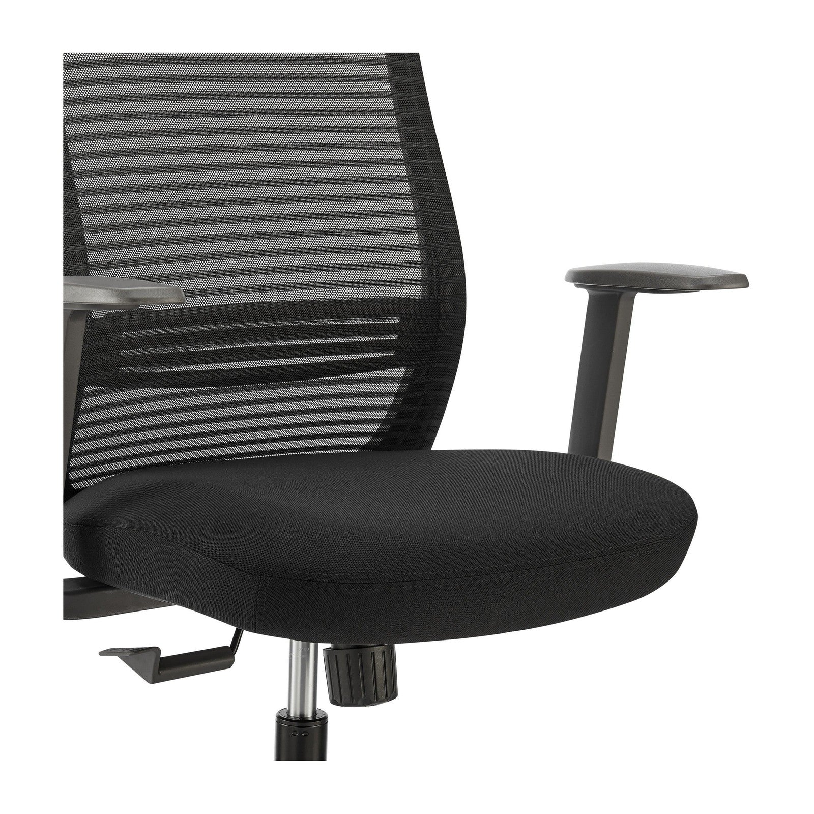 Chaise de bureau à dossier moyen Kasper de style européen