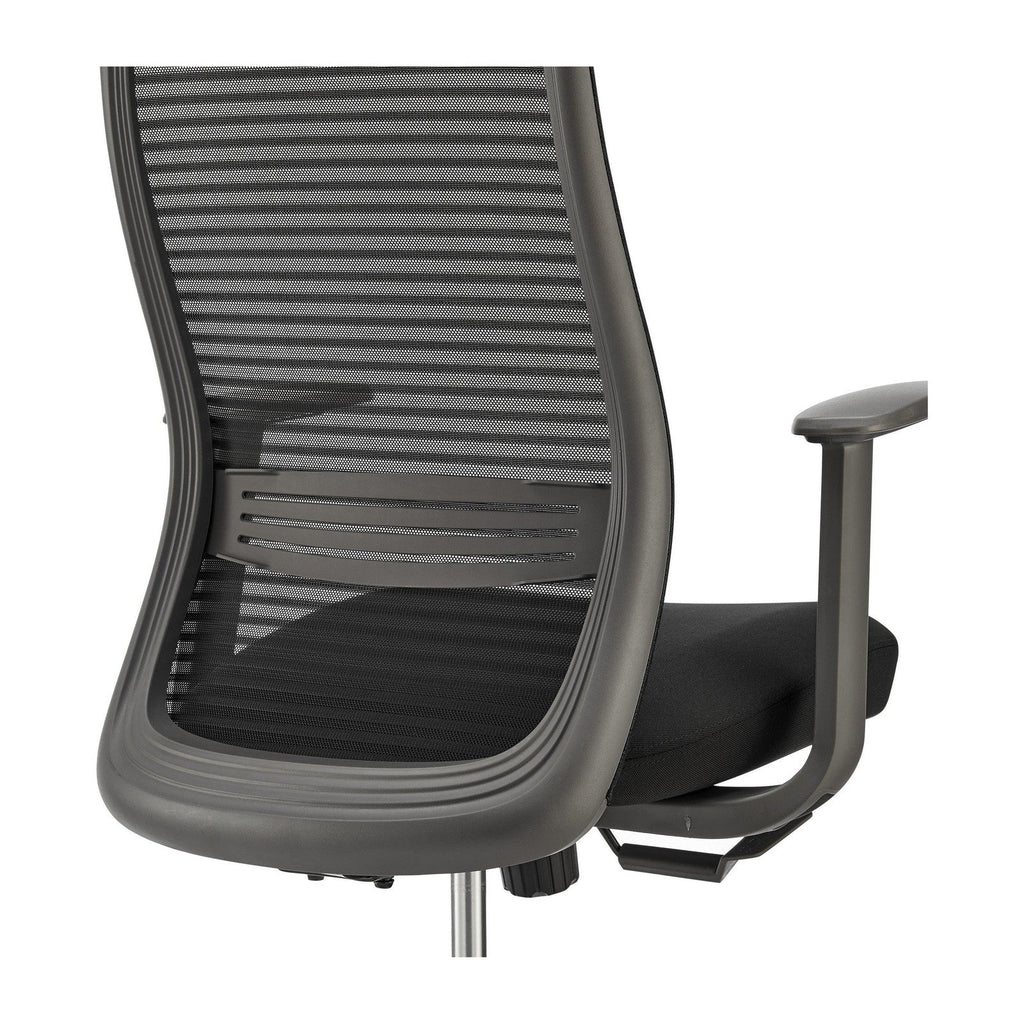 Chaise de bureau à dossier moyen Kasper de style européen