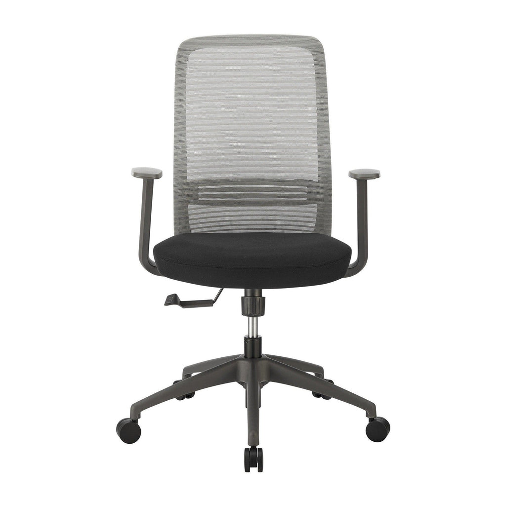 Chaise de bureau à dossier moyen Kasper de style européen