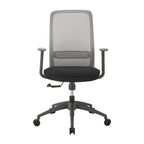 Chaise de bureau à dossier moyen Kasper de style européen