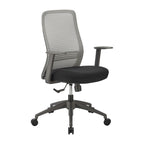 Chaise de bureau à dossier moyen Kasper de style européen