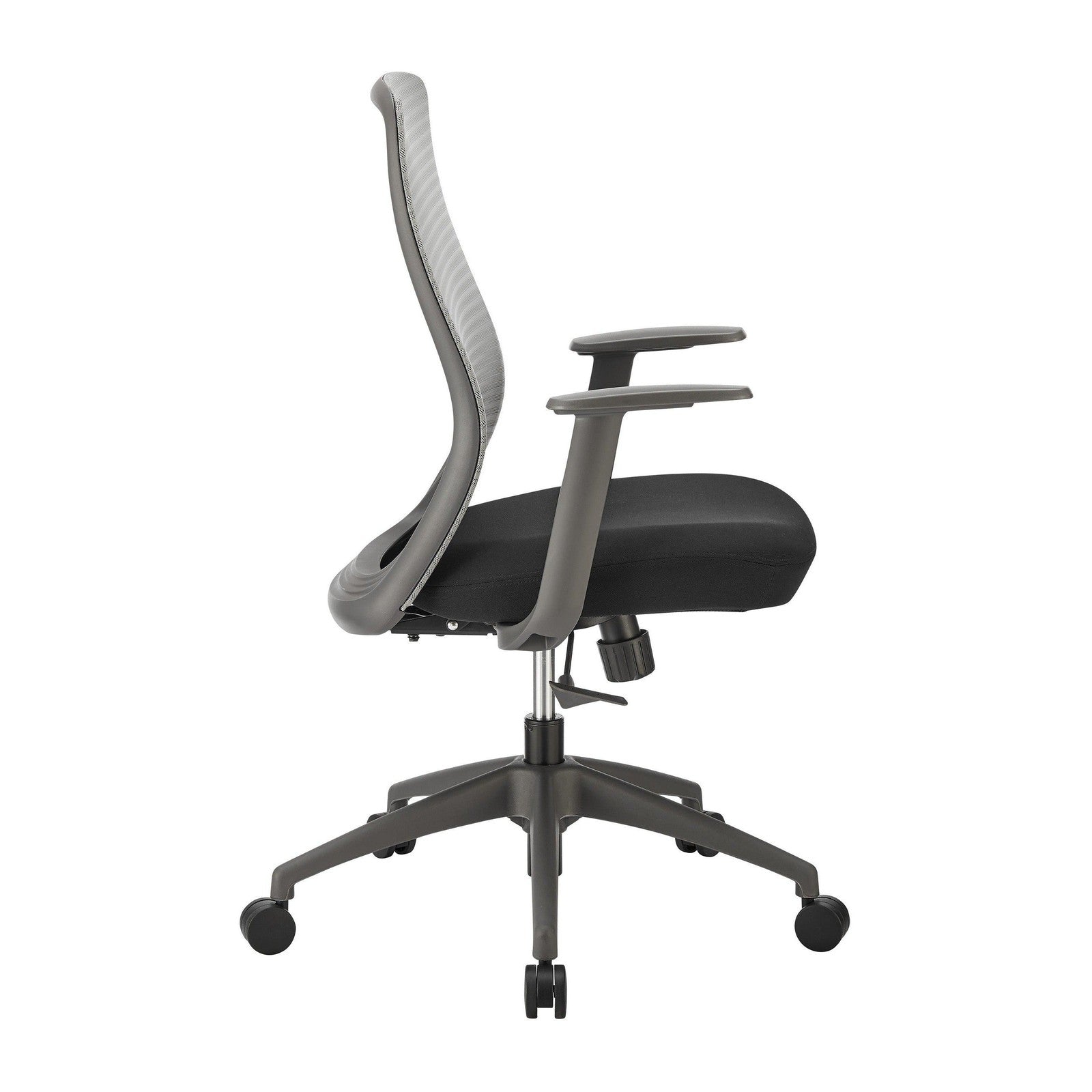 Chaise de bureau à dossier moyen Kasper de style européen