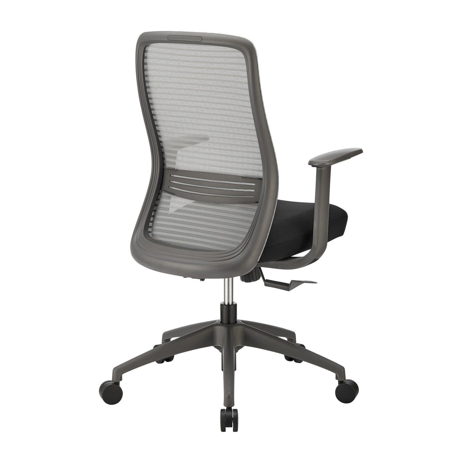 Chaise de bureau à dossier moyen Kasper de style européen