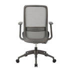 Chaise de bureau à dossier moyen Kasper de style européen